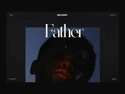 Melanish - Landing Page animation app branding design development em idea inspiration minimal moonlight motion motion graphics typography ui ux web design webflow website