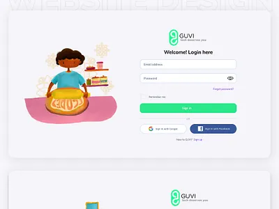 GUVI - Website Design branding design graphic design illustration ui ux