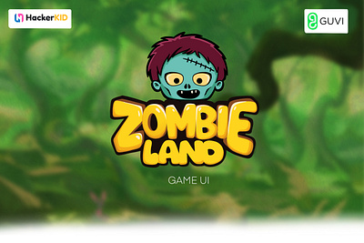 ZOMBIELAND - Game Design animation design game ui graphic design illustration ui