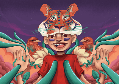 Internal temple art character art design digital art digital illustration digitaldrawing graphic design illustration photoshop