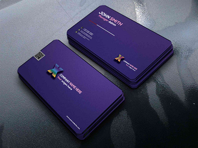 i design professional business card in 4 hours red
