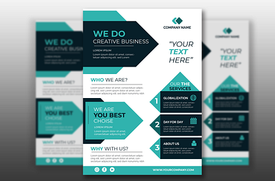 Creative Business Flyer Design Template advertisement advertising agency branding brochure business business brochure business flyer creative design design flyer graphic design illustration logo