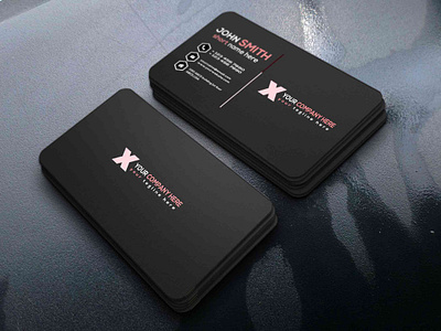 i will design professional Creative Stunning unique luxury card red