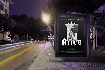 The new Alice alice in wonderland cinema poster future mockup photoshop poster poster design road