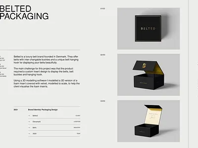 Belted Packaging box branding colour design flap box foil graphic design luxury minimal mockup packaging packaging designer packaging mockup