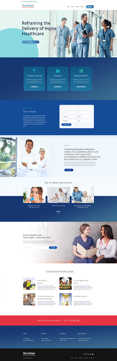 The Patient design illustration ui