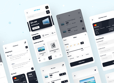 Ecommerce App UI Design app app design app ui design ecommerce ecommerce app design ecommerce app ui design shop app shopping shopping app ui ui design uiux design ux ux design