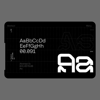Digital Design Abstract / Typography