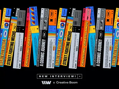 \\WAVES – Creative Boom interview 70s animation bashbashwaves branding brutalism creative boom graphic design instagram interview katy cowan motion design motion graphics packaging playlist rhox special spotify stripes typography vintage