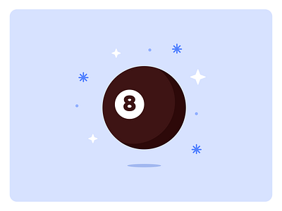 8-Ballin' 8ball floating magic sparkles