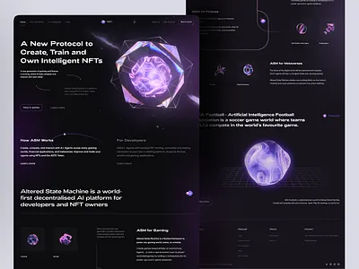 Altered State Machine blockchain landing page crypto agency crypto game crypto landing page crypto ui crypto web ui cryptocurrency website defi landing page nft landing page token landing page web3 gaming landing page web3 landing page web3 website