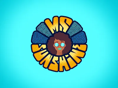 Ms Sunshine graphic design illustration