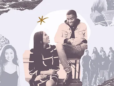 In the Works - The Community Issue analog bitmap blog brand design charcoal collage duotone photography