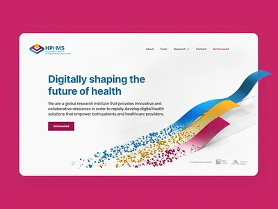 HPI∙MS Identity design sprint experience landing page sprint ui user experience ux website