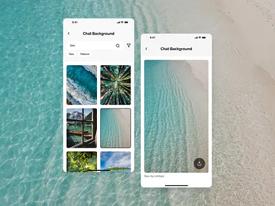 Background Pattern 059 app background pattern chat dailyui design nature popular sea ui