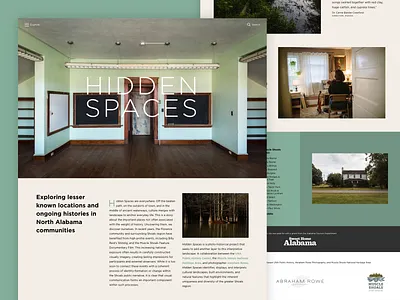 Hidden Spaces website