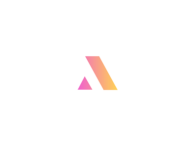 Letter A logo branding logo