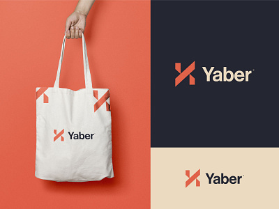 Yaber Logo brand branding cargo design identity industrial letter letter logo logo logo design logo designer logo mark logos mark mockup packaging poster print unfold vintage