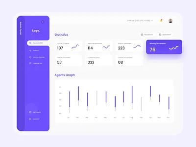 Teacher Education Portal education purple trendy ui ui