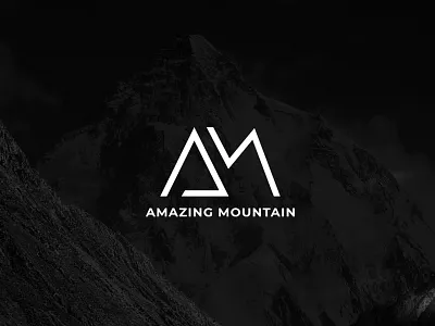 A M Minimal Letter Logo Design a m letter logo amazing letter logo brand branding business design flat logo graphic design identity letter logo logo design logos minimal logo