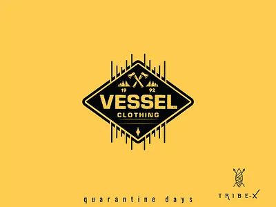 Vintage Brand mark for t-shirt! branding clean design graphic design identity illustration illustrator logo logodesign vector