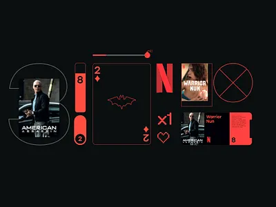 NETFLIX Conceptual KV art branding cinema concept conceptual cone design digital keyvisual language movies netflix red streaming ui uxdesign