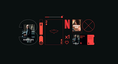 NETFLIX Conceptual KV art branding cinema concept conceptual cone design digital keyvisual language movies netflix red streaming ui uxdesign