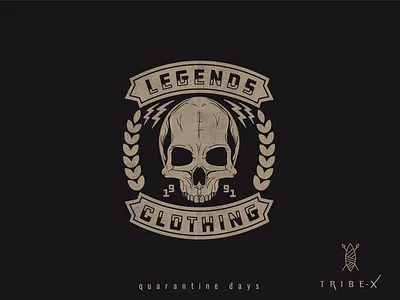 Legends Clothing! branding clean design graphic design identity illustration illustrator logo logodesign old typography ui vector vintage