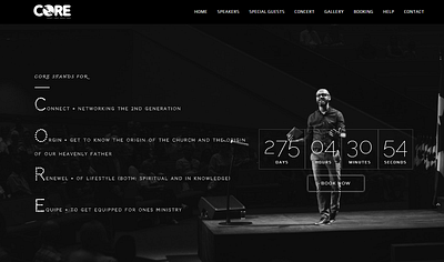 CORE | Website design developer devtarik event website web web design web designer wordpress website