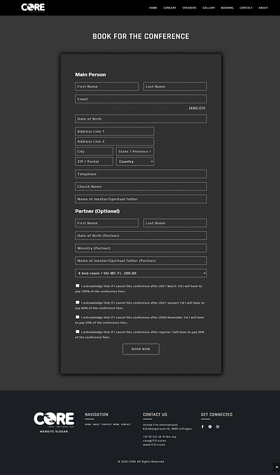 Booking Form | Webpage design developer devtarik form form design web web design wordpress website