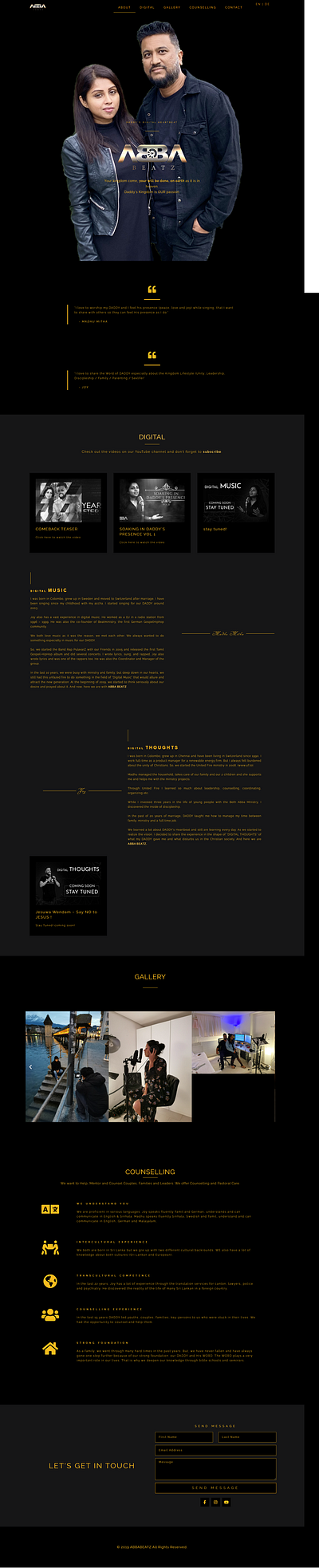 ABBABEATZ | Website design devtarik portfolio portfolio website web wordpress website