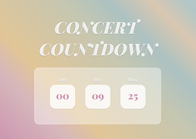 Countdown Timer | Daily UI #014 014 countdown dailyui design timer ui