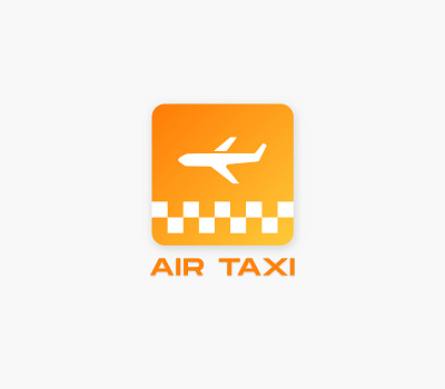 DailyUI -005 App Icon Design (Air Taxi) airplane airtaxi app dailyui favicons graphic design icons logo taxi ui warm colour