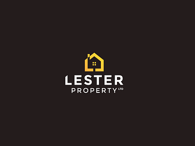 Lester Property brand identity commercial logo company logo creative logo flat logo home logo l logo letter logo logo idea minimal logo minimalist logo property logo real estate logo residential property royal logos simple logo