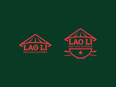 Lao li ready-made logo design branding design food graphic design logo restaurant takeaway vector vietnamese