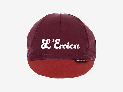 Cyclist cap - Eroica brand design branding cap cap design eroica graphic design illustration illustration digital italy logo logo design made in italy old school render type typeface typography vintage vintage cap vintage design