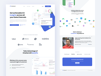 Landing page 2021 animation benefits brand branding button cta customer demo footer landing landing page log in menu product website social media ui ux ui cards ui elements video web