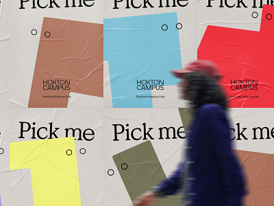 Glued Poster Mockups glued paper poster