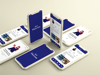 Art Museum app branding design graphic design icon illustration logo typography ui ux vector
