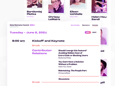 Global Maintainer Summit codegram design github ui ui design user interface