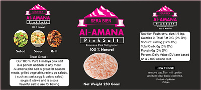 Al Amana Pink Salt 3d adobephotoshop animation app branding cover design design graphic deisgning graphic design icon illustration illustratror logo motion graphics packing sticker ui ux vector