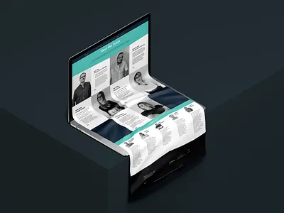 About Us - Our Team web page about page branding design graphic design home page landing portfolio ui ux web web design website