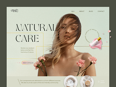 Website design for cosmetics company