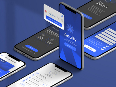 UI Design Aquity application interface mobile ui ux design webdesign