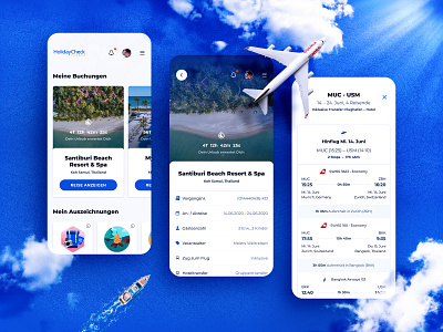 A new member area that allows managing your booking with ease app area booking countdown design experience flight holiday info login manage personal sea self service travel ui vacation web