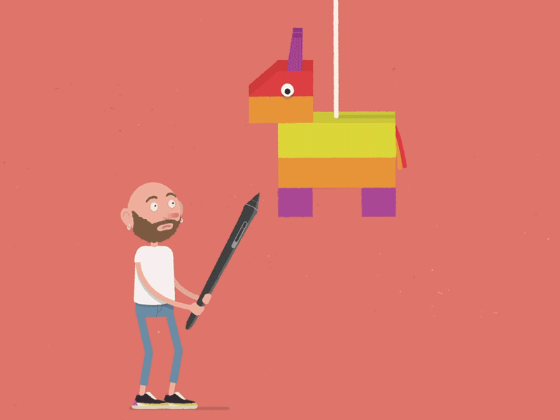 Pinata animation artwork character design illustration motion graphics