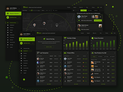 E-commerce Business Web App app branding business color dark dark mode design e commerce green logo material natural online platform site store ui web