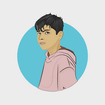 Vector Portrait adobe illustrator cartoon yourself design inspiration graphic design illustrator line art pen tool portrait shading skin tone vector portrait
