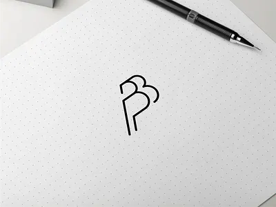 BP MONOGRAM CONCEPT LOGO app branding design icon illustration logo typography vector