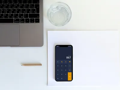 Mobile calculator UI design
